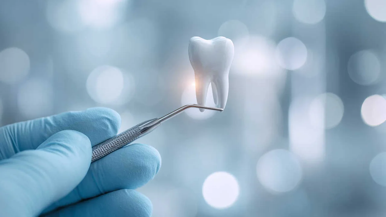Comparativa entre un implante unitario y un puente dental de tres piezas para reponer un diente.