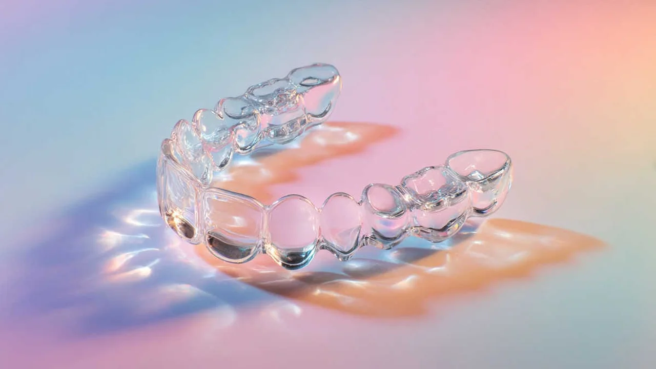 Prótesis fija de zirconio sobre implantes con diseño oclusal pensado para un paciente bruxista.