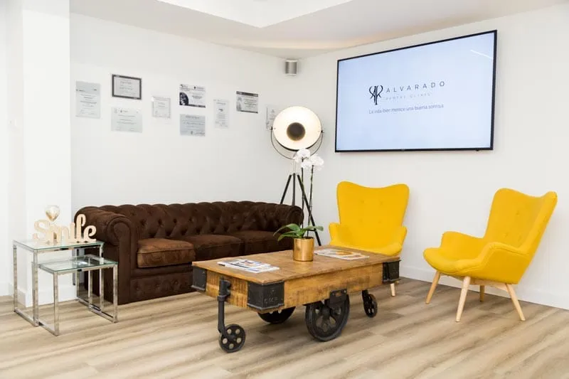 Sala de espera de la clínica dental