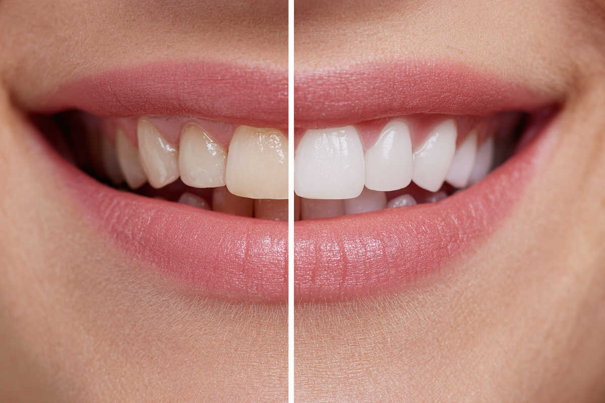 Férula de descarga nocturna sobre prótesis fija (detalle) Férula de descarga nocturna sobre prótesis fija (detalle)